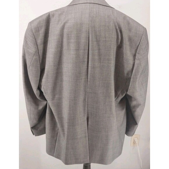 Chaps Polo Ralph Lauren 2 Piece Gray Suit Sports Coat 46R Pants 38x32 100% Wool - Picture 10 of 10